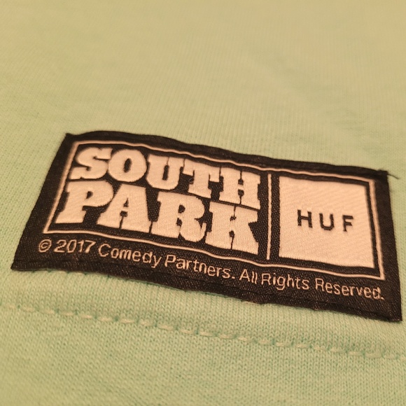 HUF x South Park Collection LIMITED EDITION DEAD KENNY MINT LONG SLEEVE T - Picture 5 of 9